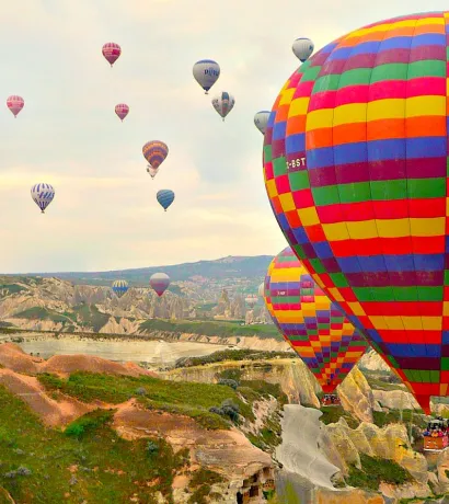 Hot Air Balloon Experience with Private Transfers